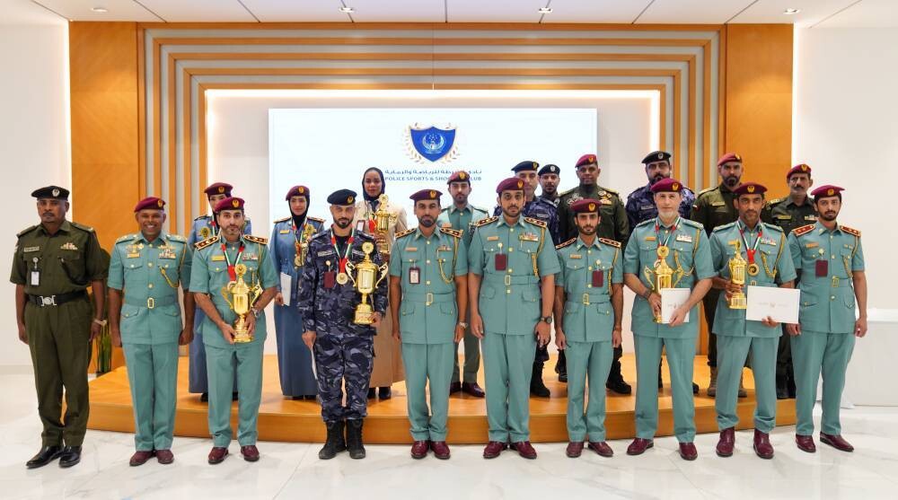 Ajman Police Honors Shooting Championship Winners