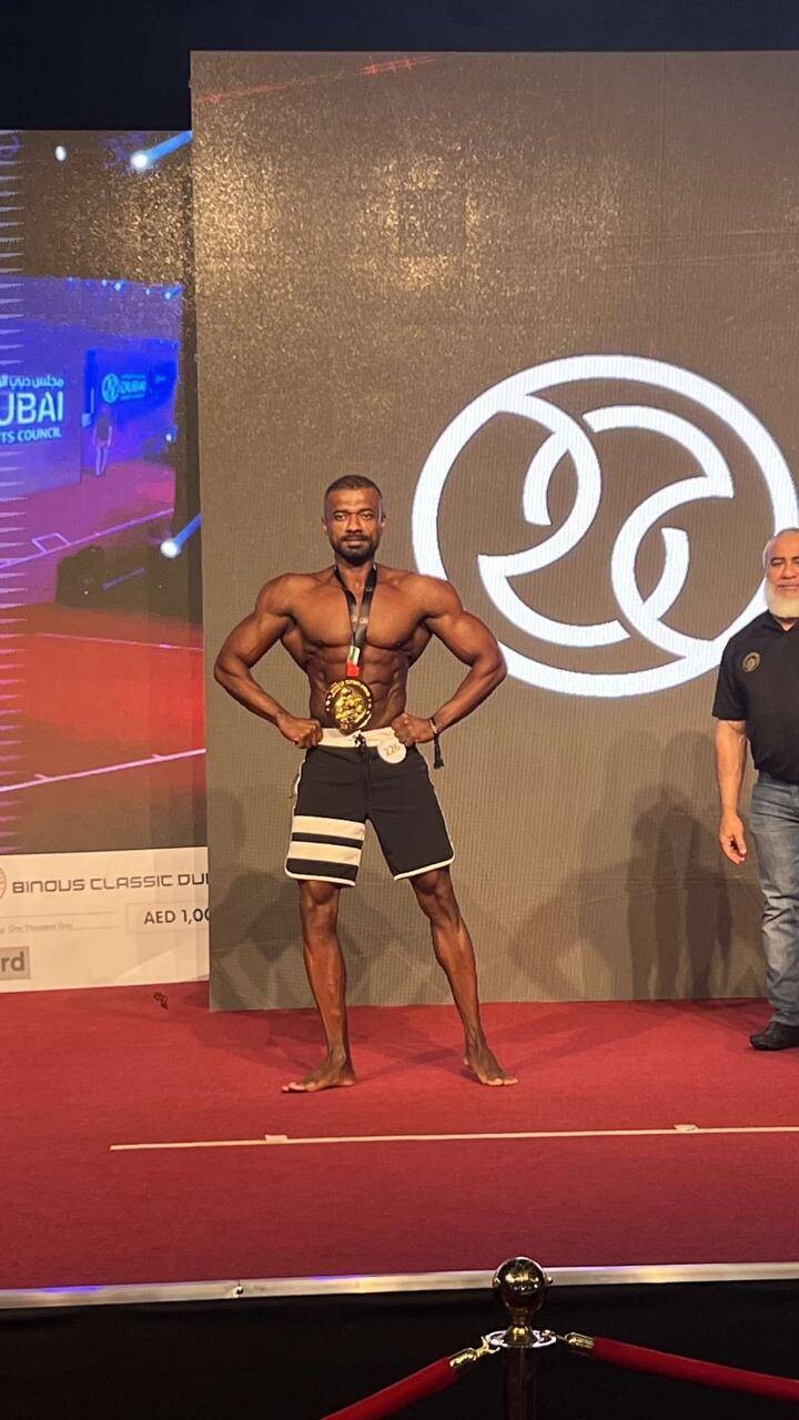 Эмиратский бодибилдер стремится к медалям