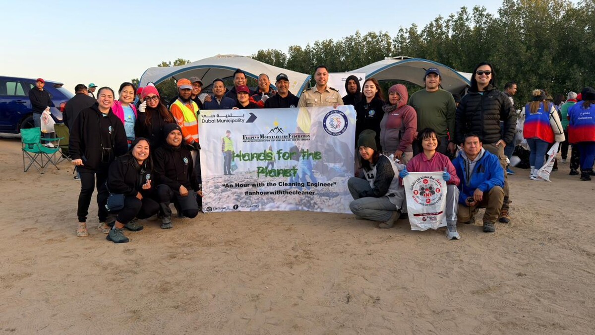 Community Clean-Up Drive Held in Dubai