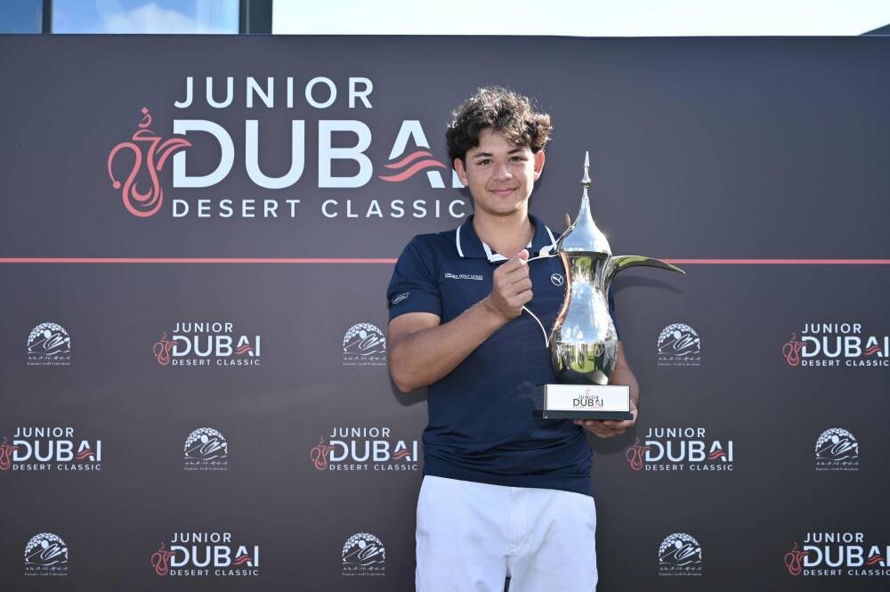 Christian Hansen Wins Dubai Desert Classic for Juniors
