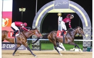 美国赛马“磁力”赢得迪拜世界杯