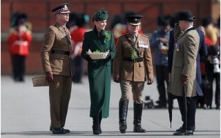 Принцесса Уэльская Кейт Миддлтон приняла участие в праздновании Дня святого Патрика