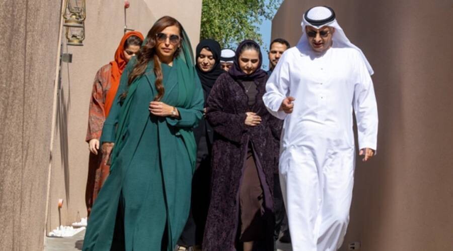 Sheikha Bodour bint Sultan Al Qasimi visits Nozol-Rihain in Khor Fakkan