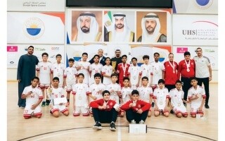 沙迦（B队）赢得沙迦青少年手球锦标赛