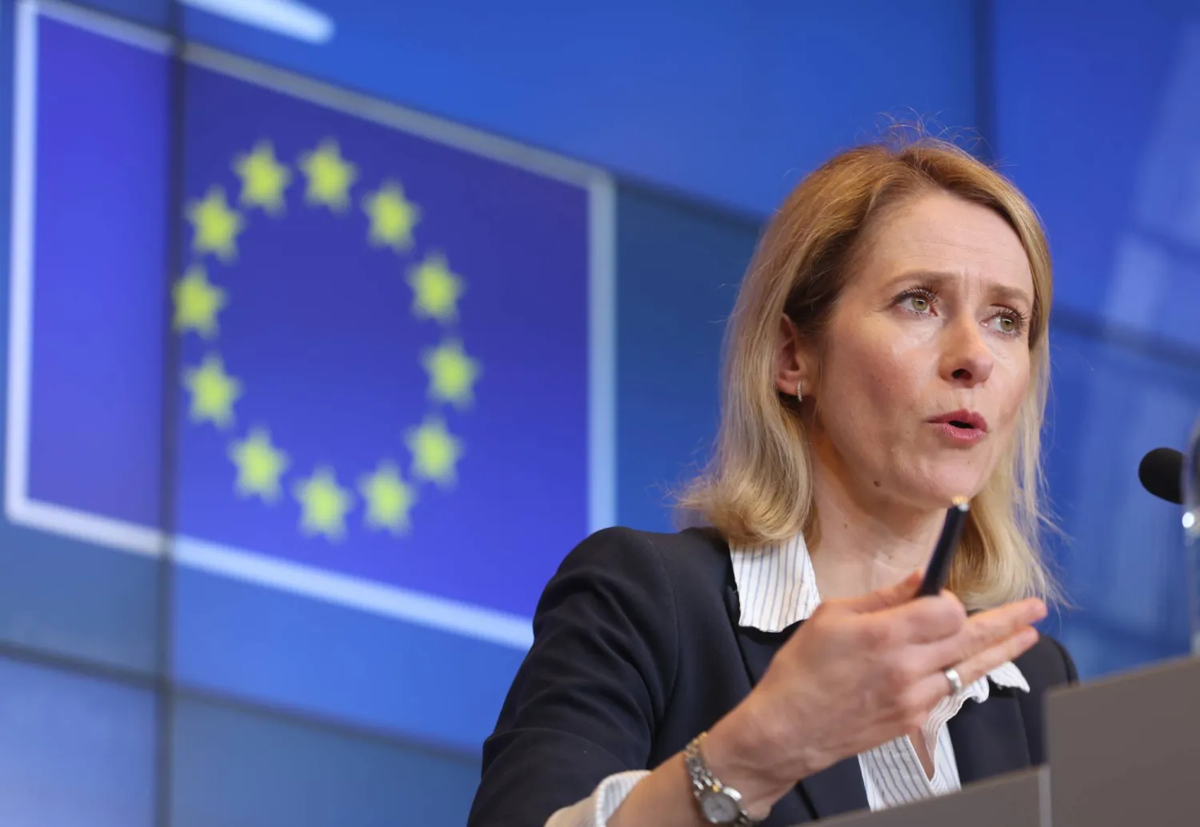 Kallas stated the EU's position on a key issue
