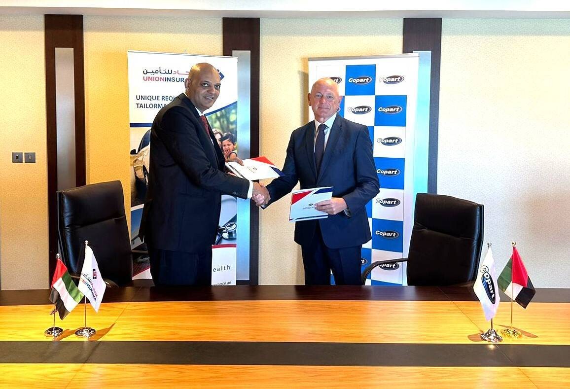 Соглашение о сотрудничестве между Union Insurance и Copart UAE по услугам по автомобильным аукционам