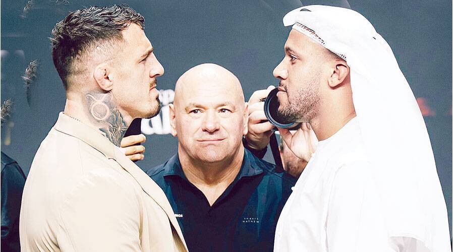 Пресс-конференция UFC 321 прошла в Абу-Даби