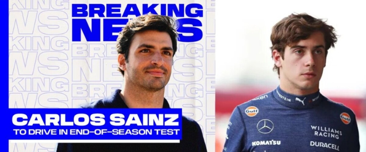 Carlos Sainz Jr Joins Williams Racing for F1 Tests