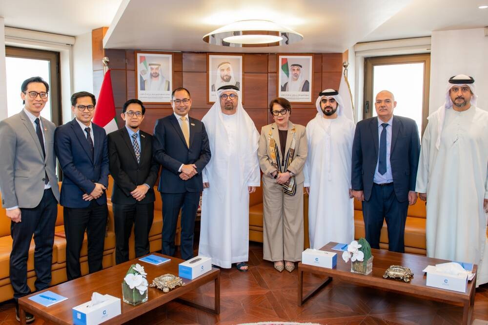 Visit of UAE Chambers Union Secretary-General to Indonesian Ambassador