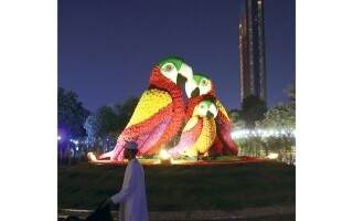 El Jardín Resplandeciente de Dubái Regresa