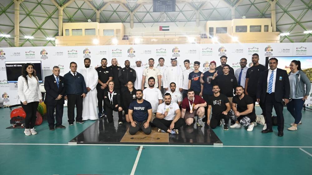 Abu Dhabi Weightlifting Club Wins Gold at Al Ain Championship