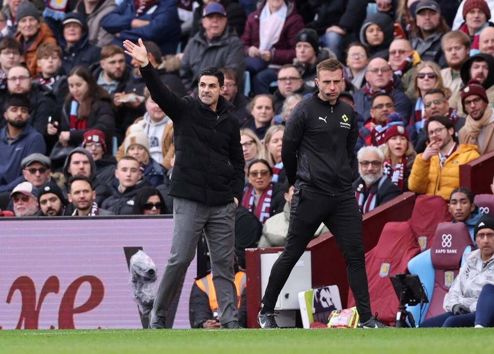 Arteta comments on loss to Aston Villa