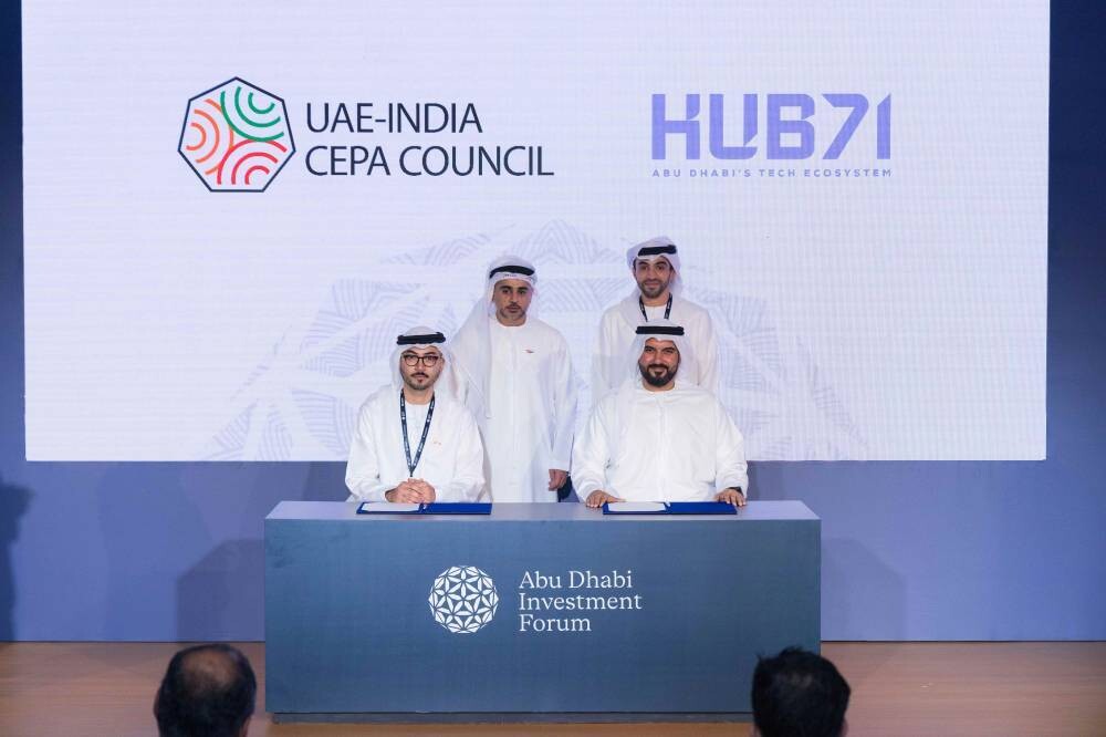 Hub71 signs strategic partnership with UAE and India