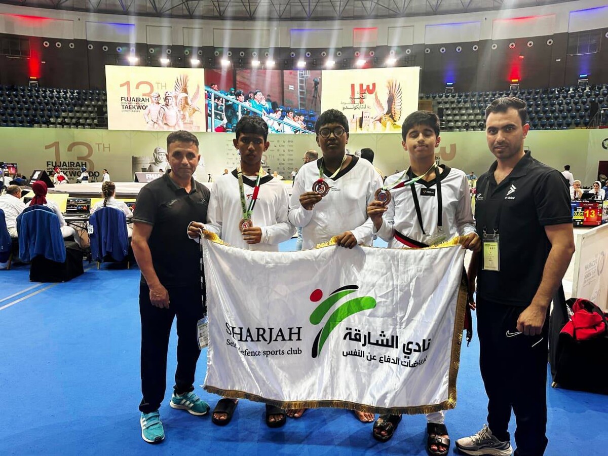 Sharjah Wins 8 Medals at Taekwondo Tournament