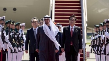 Президент Шейх Мохаммед бин Зайед Аль Нахайян посещает Сеул