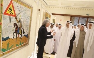 Antara in the Embrace of Modernity Exhibition in Dubai