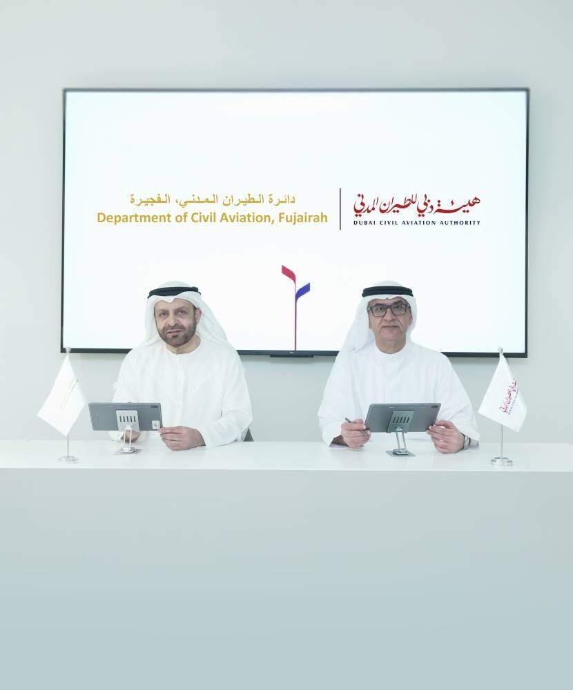 Dubai and Fujairah Sign MoU on Civil Aviation Cooperation