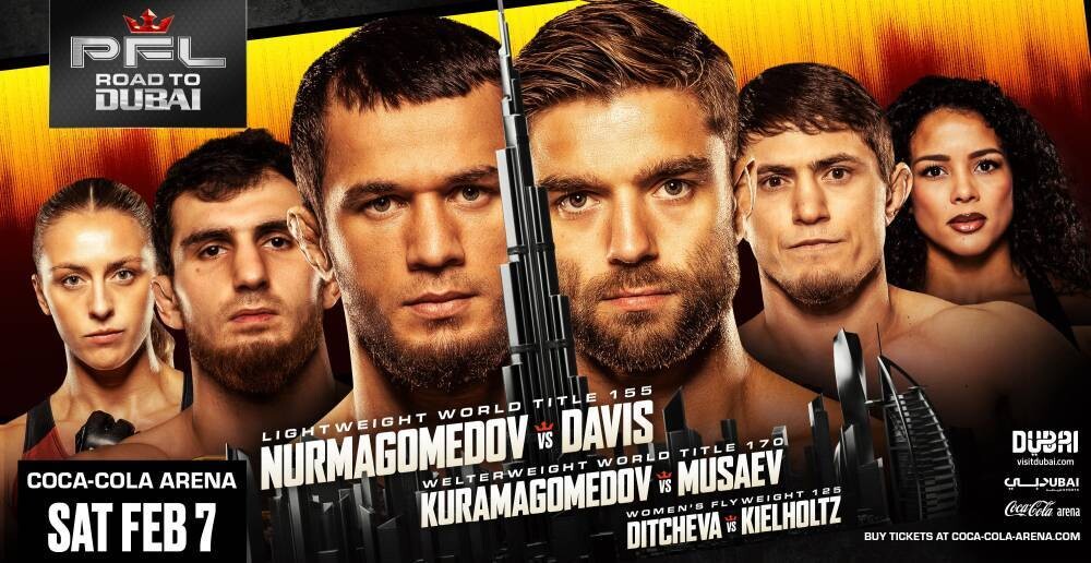PFL анонсировала значимый бой на турнире «Путь в Дубай»