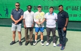 Swedish Player Wins UAE Tennis Tournament