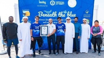 Guinness World Record Set for Underwater Cleanup in Abu Dhabi