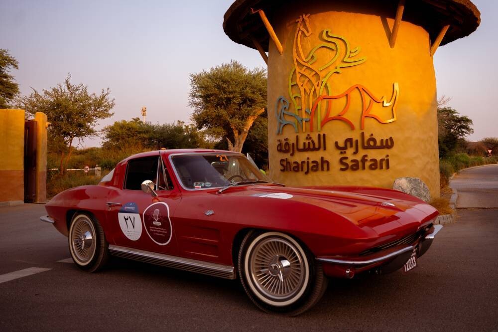 Sharjah Classic Car Club at the 1000 Miles Rally 2025