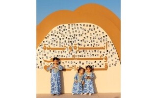 Girls in Bloom Decorate Al-Furjan Festival in Dubai