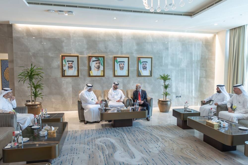 Sheikh Mansoor bin Mohammed emphasizes importance of strategic healthcare partnerships