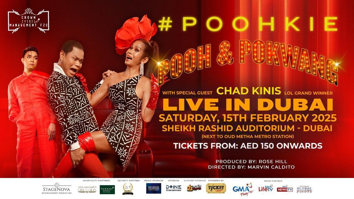 POOHKIE: Iconic Philippine Comedy Duo Reunites in Dubai