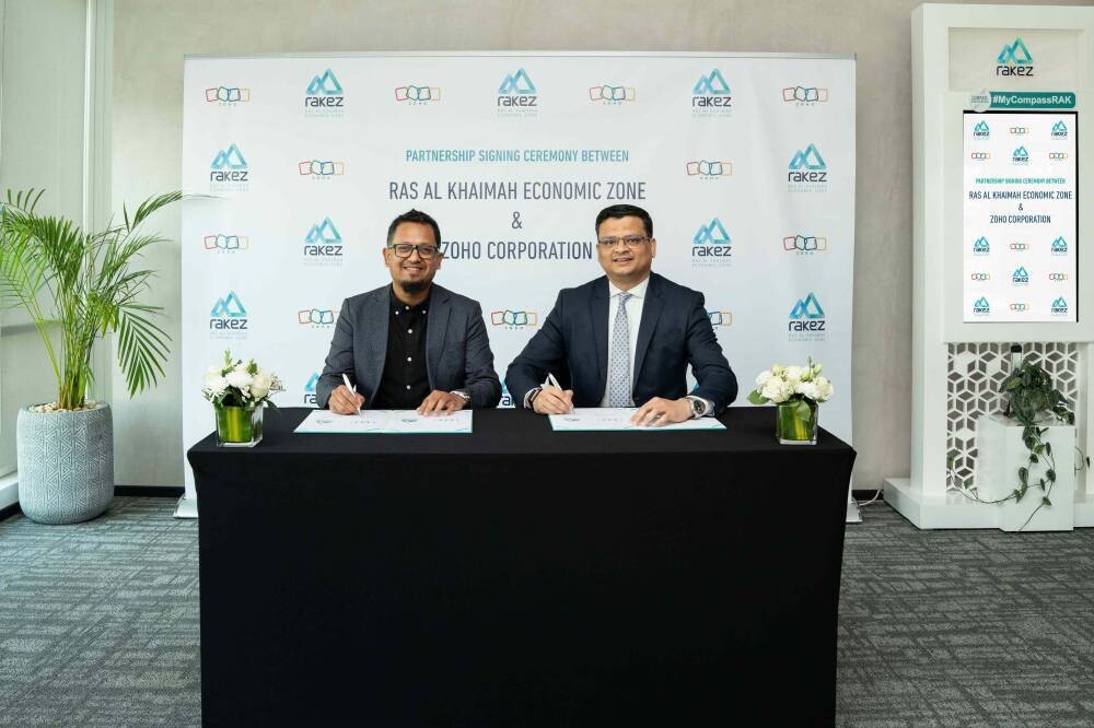 RAKEZ and Zoho Sign Strategic Agreement