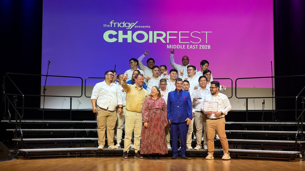 阿联酋菲律宾男合唱团被评为“年度合唱团”