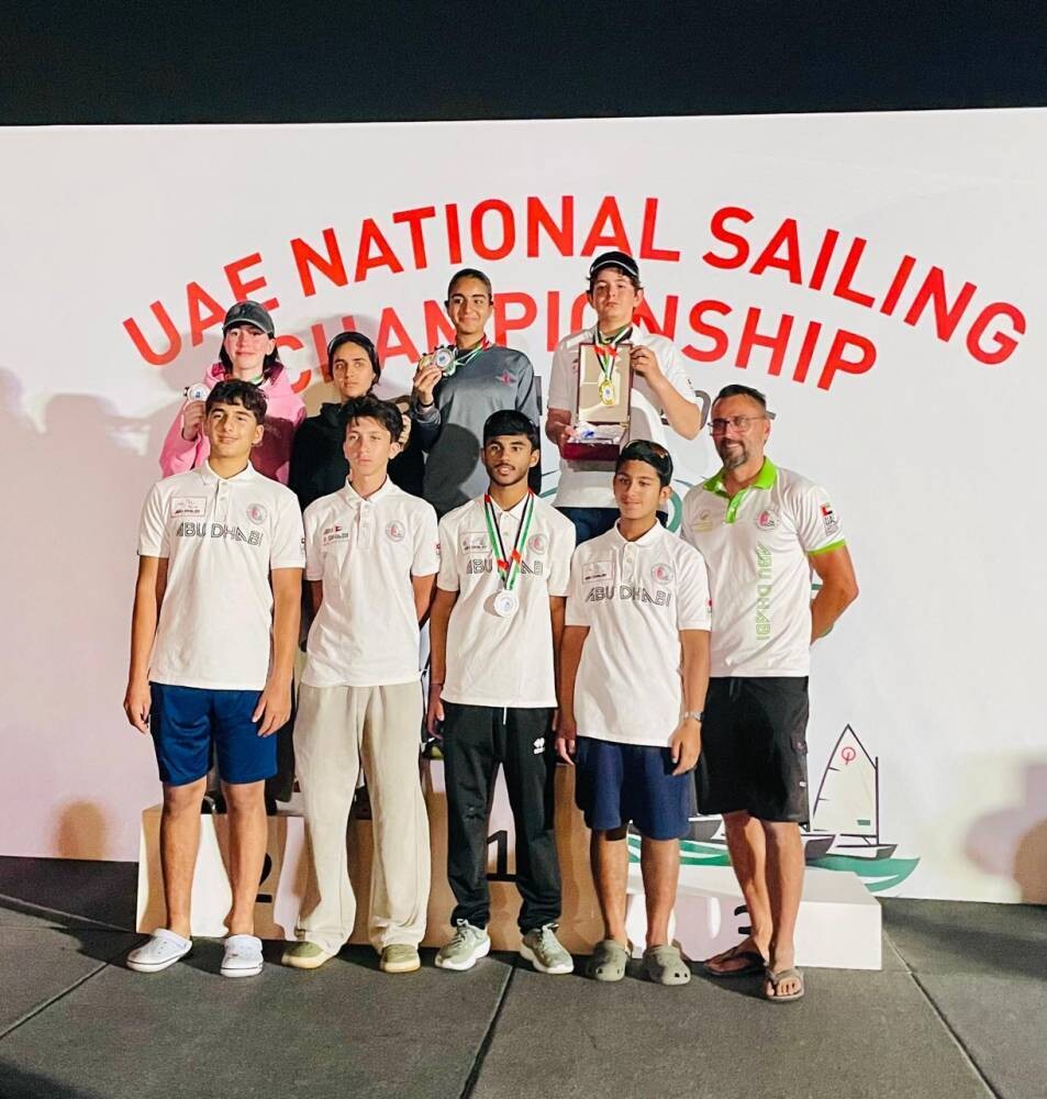 Abu Dhabi Sailing Team Wins 10 Medals at National Championship