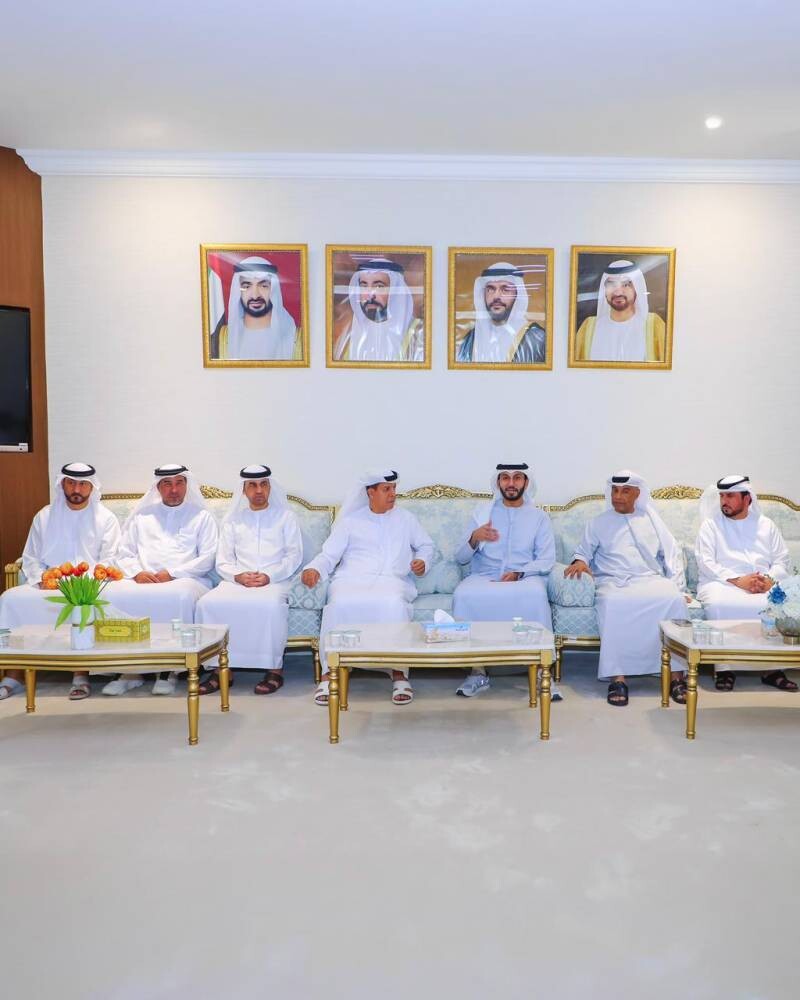 Президент Гандбольного союза ОАЭ посетил клуб Дба Аль-Хисн