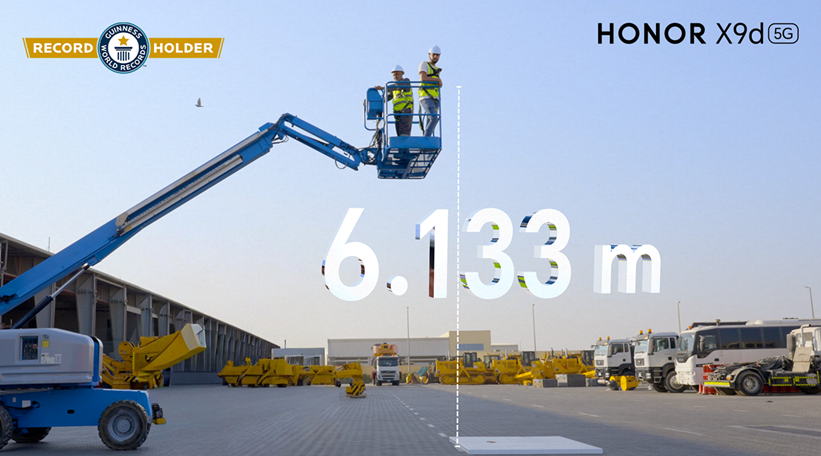 HONOR X9d установил мировой рекорд прочности