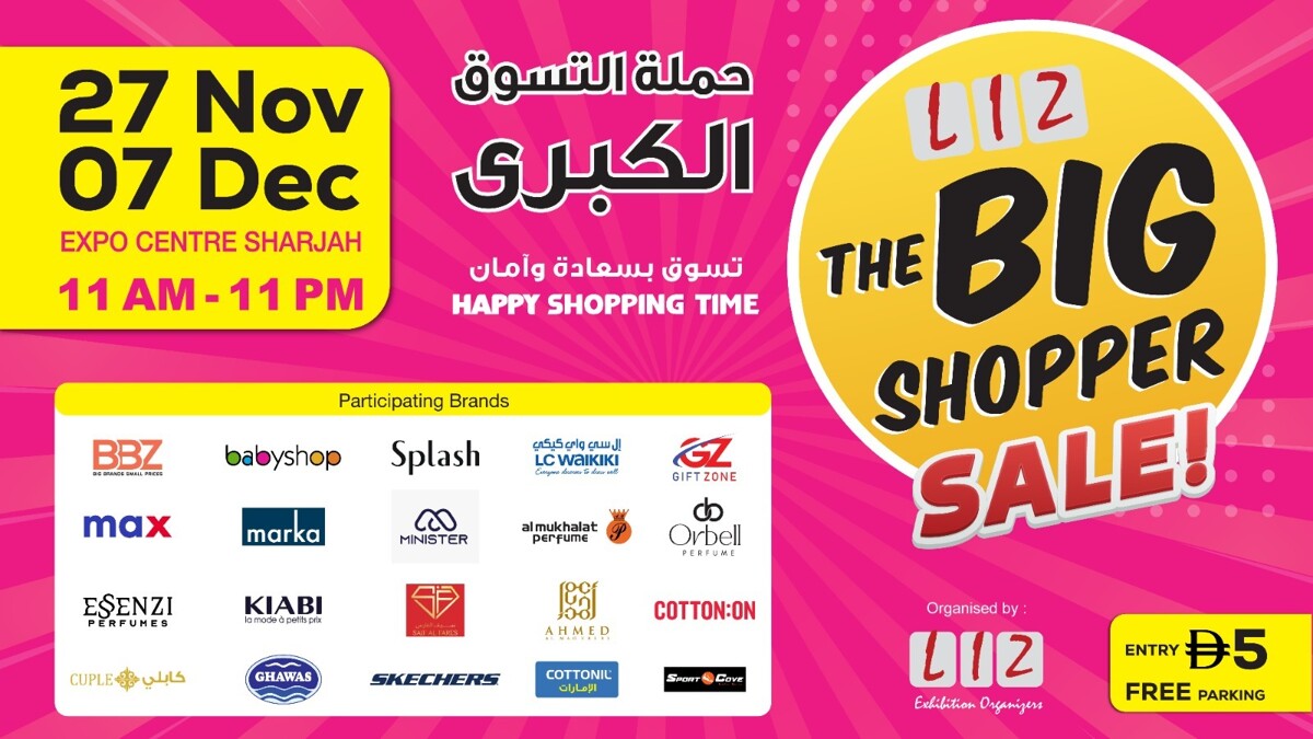 LIZ The Big Shopper Sale in Sharjah