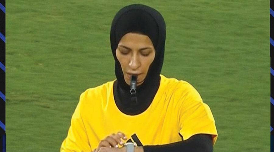 First Emirati Woman Referees Men's International Match