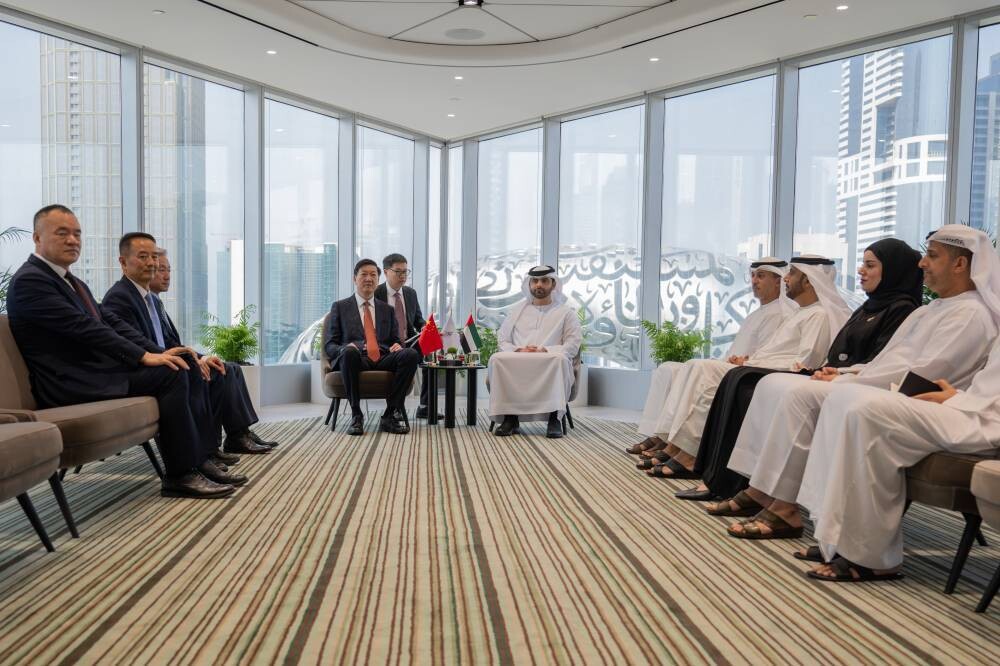 Meeting of UAE and China Olympic Committee Heads in Dubai