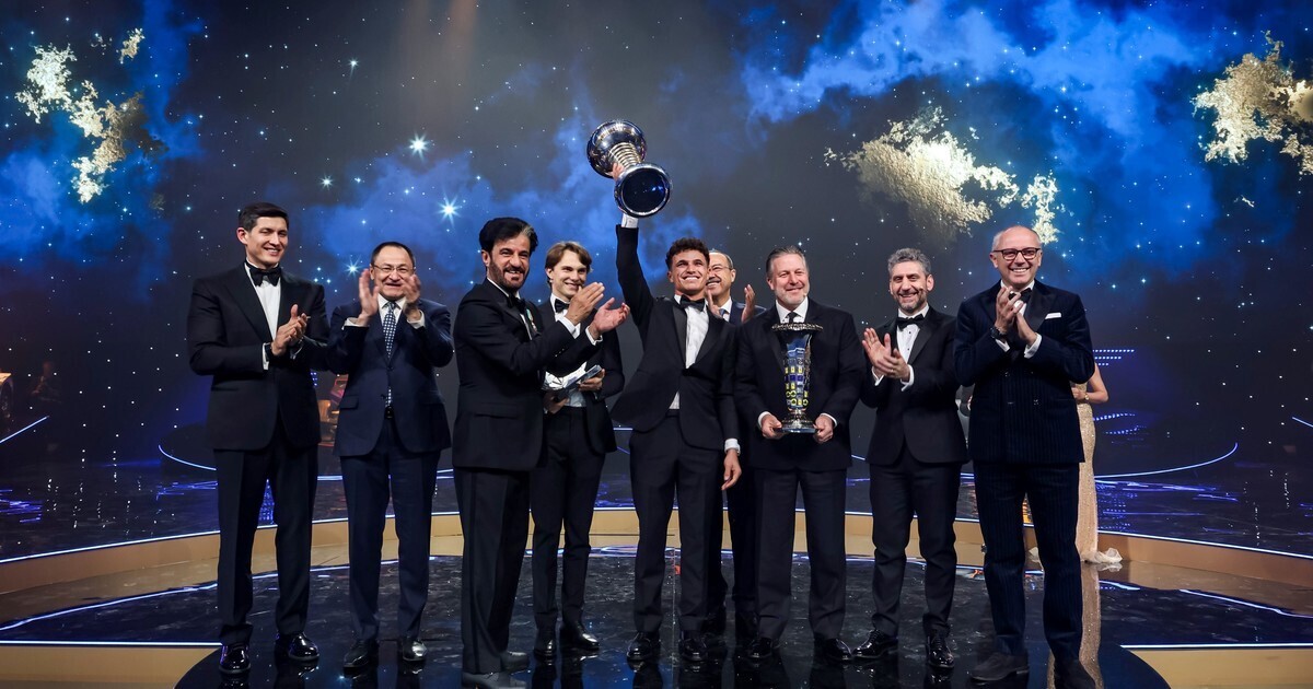 New F1 Champion Awarded Trophy