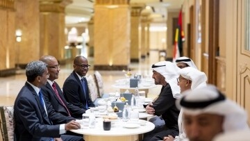 UAE President Meets with Seychelles Leader