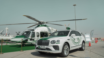 Dubai Police Adds New Luxury Bentley Bentayga Azure to Fleet