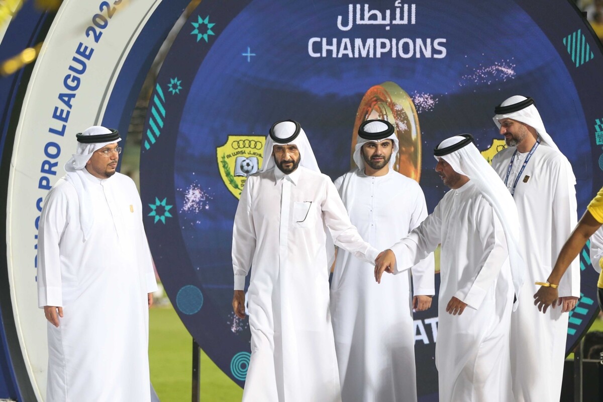 Клуб Аль-Васл стал чемпионом UAE Arabian Gulf League