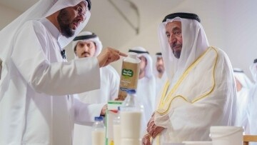 Властелин Шарджи открывает ферму Mleiha Dairy