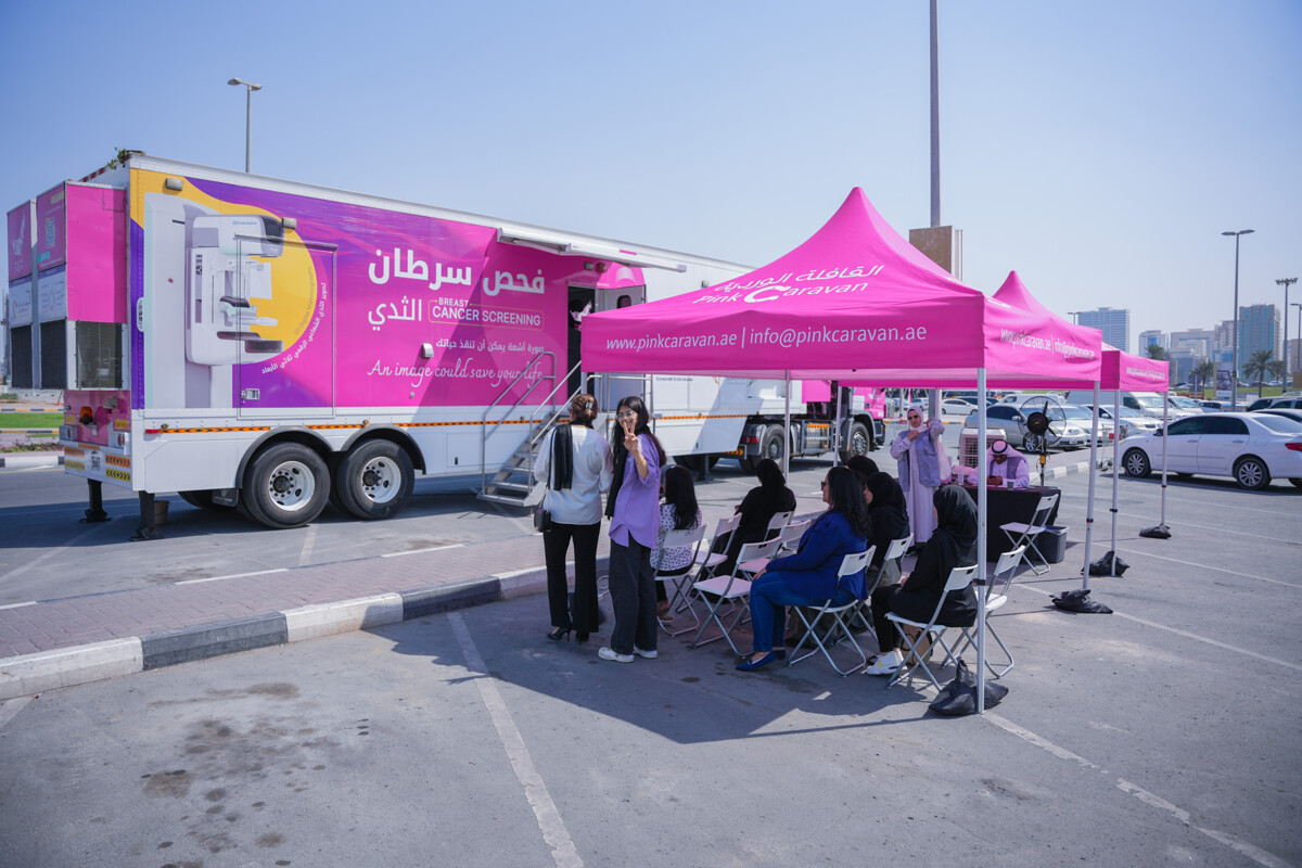 Awareness Campaign Against Breast Cancer in Sharjah