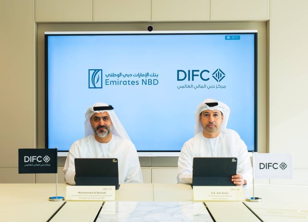 DIFC and Emirates NBD Sign Strategic Partnership