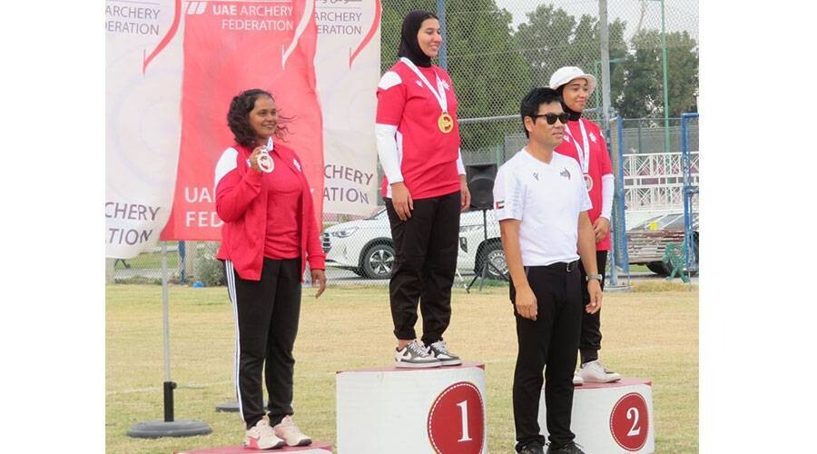 Outstanding Performance by Sharjah Female Archers in the Archery Championship