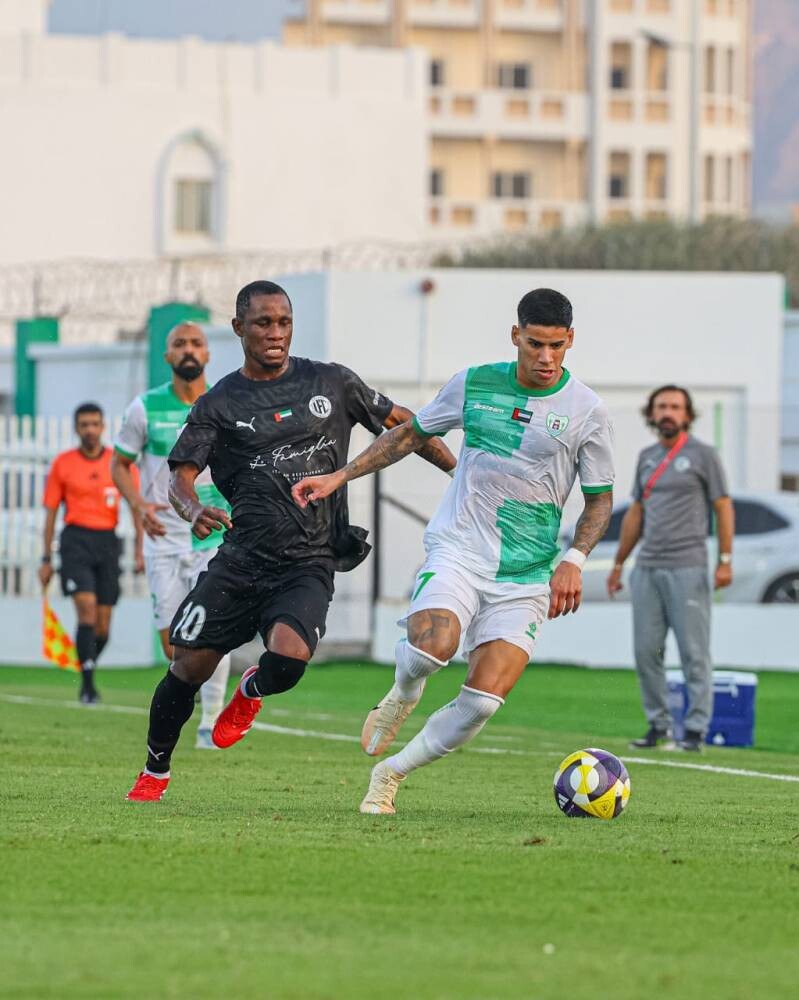 Al-Majd vs United match in Dubai