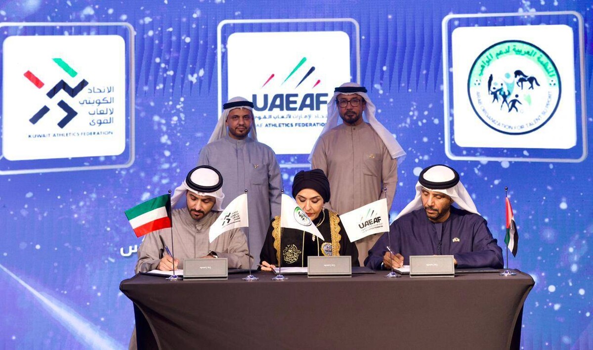 Federaciones de Atletismo de EAU y Kuwait Firman Acuerdo de Cooperación