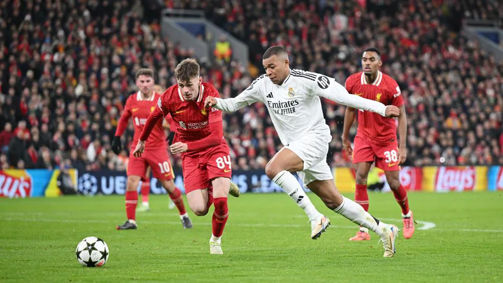 Liverpool vs Real Madrid in the Champions League