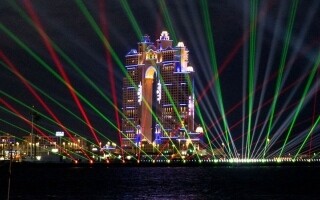 Laser Shows in Abu Dhabi: Messages of Joy and Unity