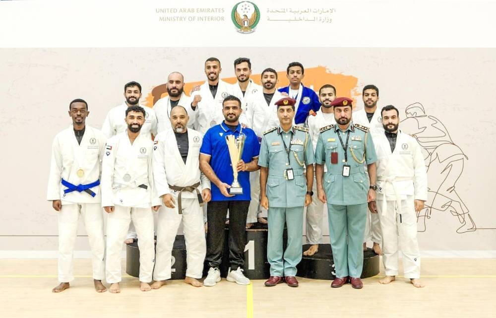 Sharjah Police Leadership Wins Jiu-Jitsu Championship
