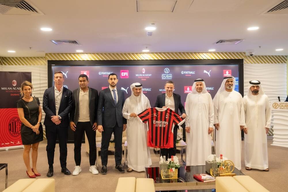 AC Milan открывает новую академию в Дубае в сотрудничестве с Дубайским Спортивным Советом